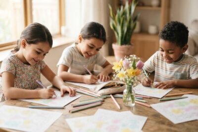 Desenhos de Páscoa Bíblica para Colorir e Imprimir